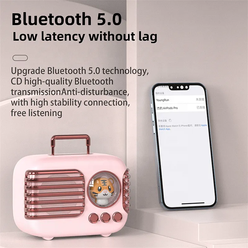 Outdoor caixas de som bluetooth handsfree mini gaming wireless speaker 3w