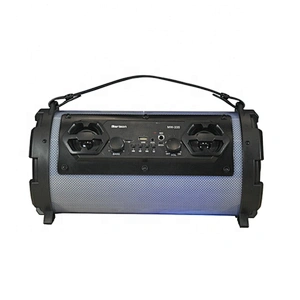 Outdoor Portable Wireless Speaker with USB/TF /FM/AUX IN/Karaoke/Color Changing Lights