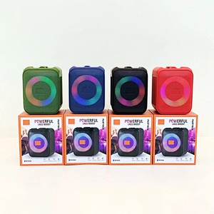 Hot Selling Professional Bass Mini Portable Square Mobile Music Subwoofer Bocinas Bluetooth Speaker Wireless With FM Radio