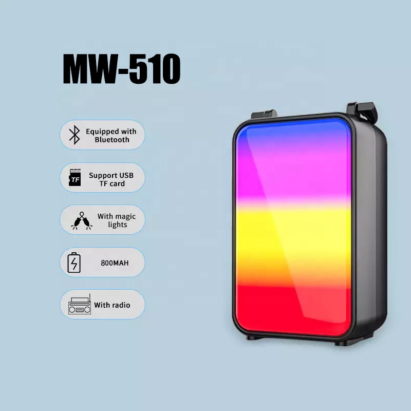 5W home altavoces mini woofer small speakers wireless bocinas portatil bluetooth party RGB light