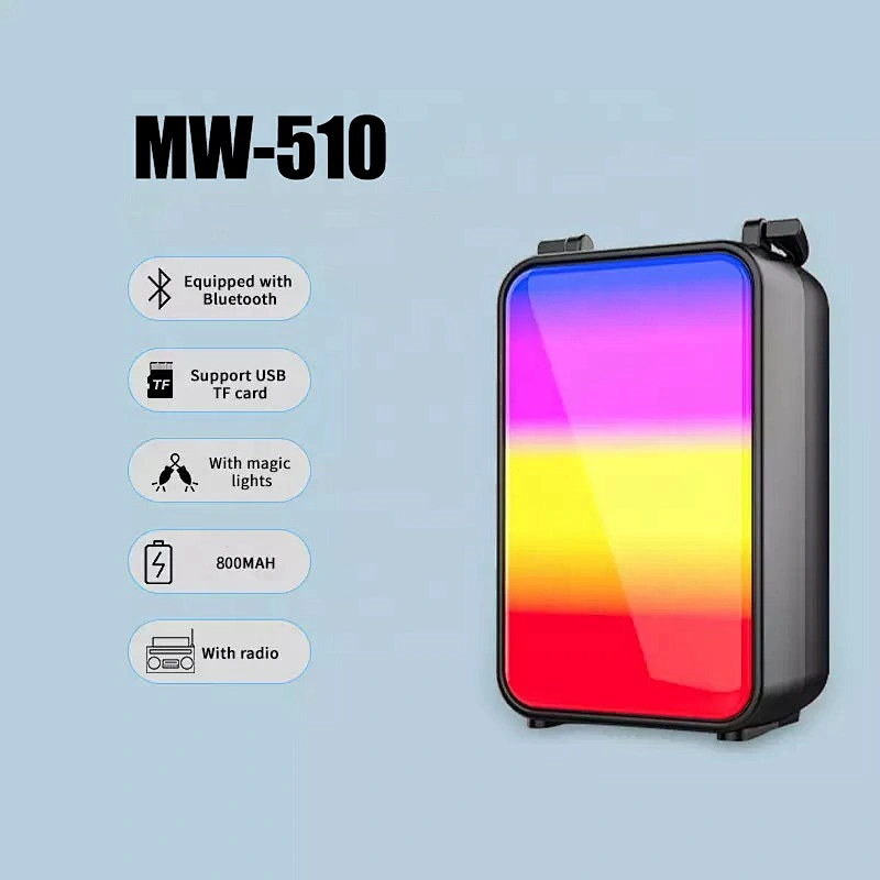 5W home altavoces mini woofer small speakers wireless bocinas portatil bluetooth party RGB light