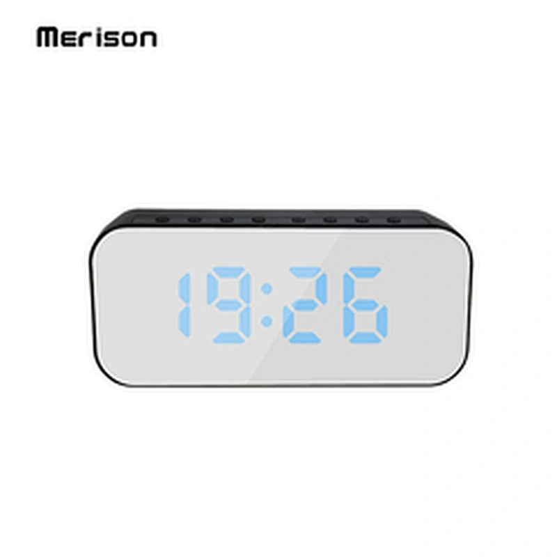 3W alarm clock bluetooth wireless speaker with screen