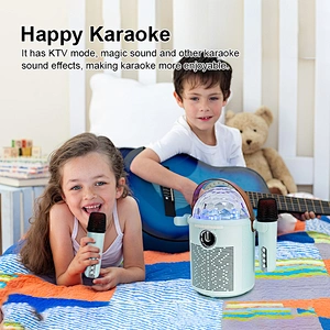 New Tws Creative Wireless Speaker Led Colorful Lights Atmosphere Star Christmas Gift Bluetooth Speaker