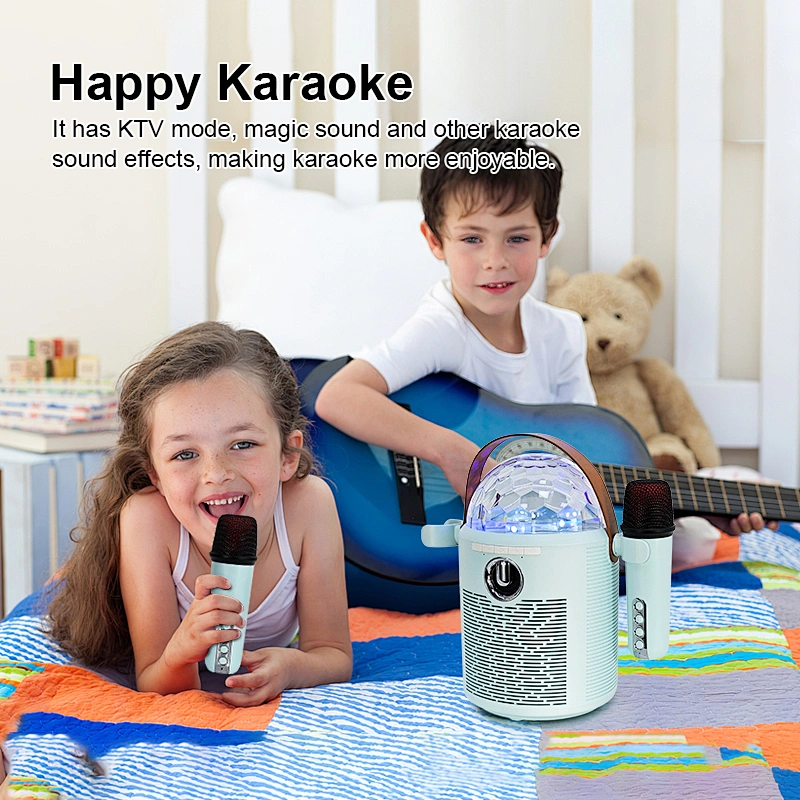 New Tws Creative Wireless Speaker Led Colorful Lights Atmosphere Star Christmas Gift Bluetooth Speaker