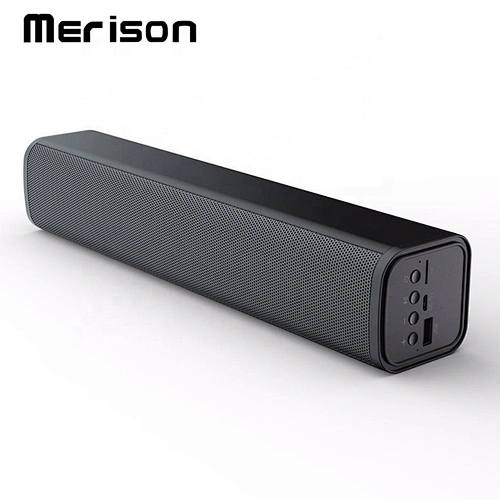 black wireless tv subwoofer home theater rechargeable battery aux usb speaker with microphone