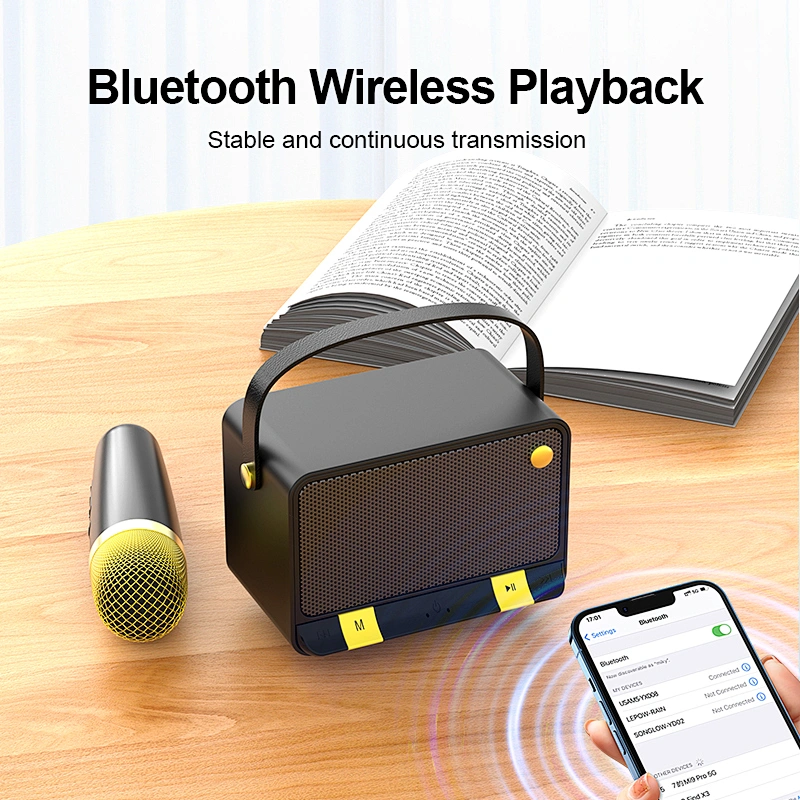 Portable Mini Wireless Bluetooth Speaker USB AUX TF Stereo Sound Music Box Speakers With Microphone