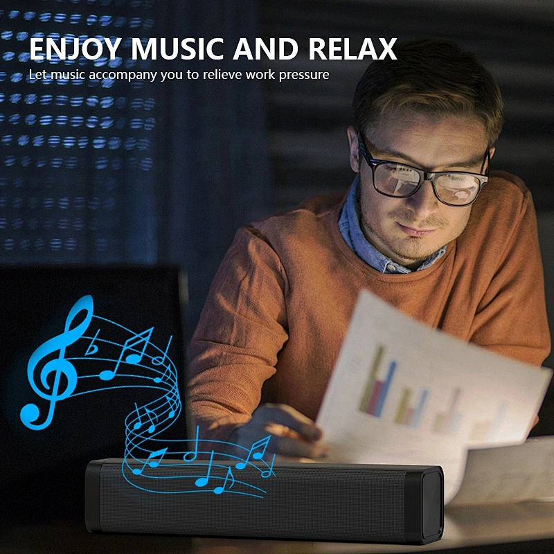 black wireless tv subwoofer home theater rechargeable battery aux usb speaker with microphone