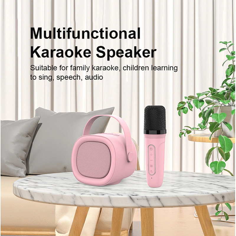 Wholesale Family Karaoke Party Mini Multifunctional Intelligent Wireless Speaker with Microphone