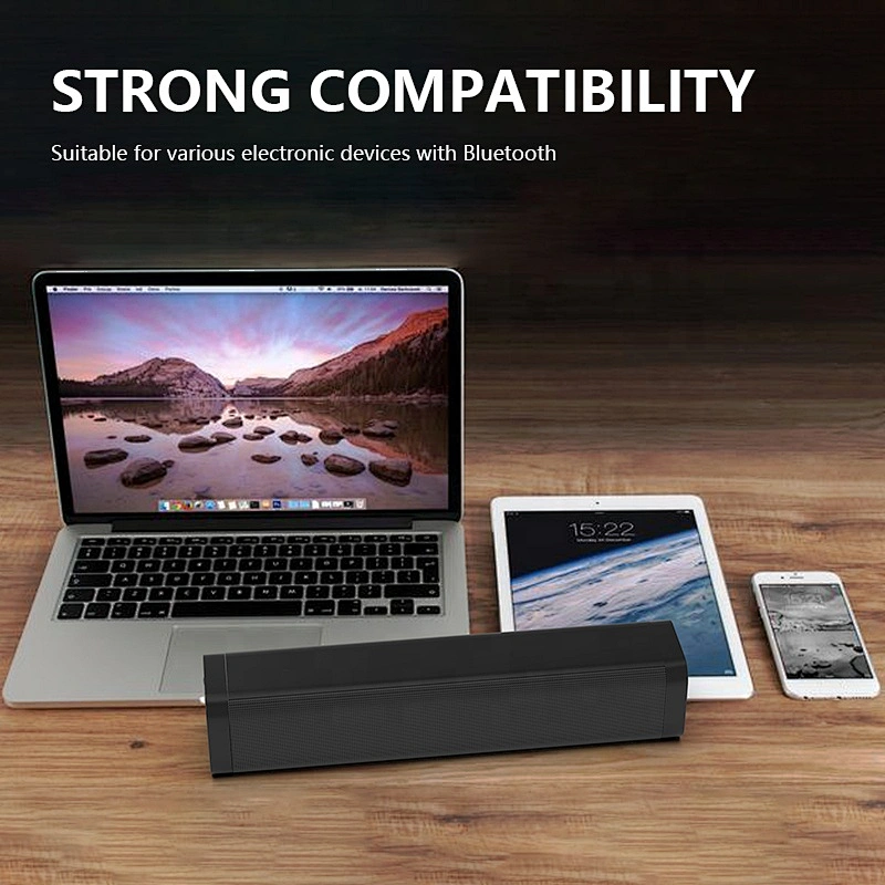 black wireless tv subwoofer home theater rechargeable battery aux usb speaker with microphone