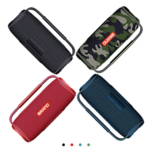 Camouflage 20w IPX6 Waterproof Portable Music Parlante Bluetooth Stereo Loud Speaker Outdoor Wireless With LED Light