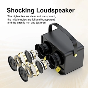 Portable Mini Wireless Bluetooth Speaker USB AUX TF Stereo Sound Music Box Speakers With Microphone
