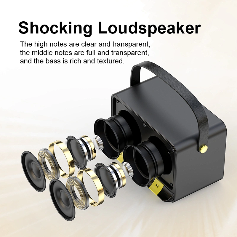 Portable Mini Wireless Bluetooth Speaker USB AUX TF Stereo Sound Music Box Speakers With Microphone
