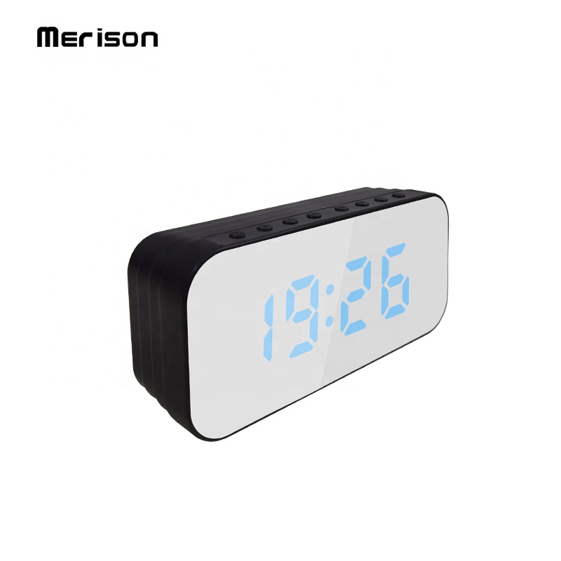 3W alarm clock bluetooth wireless speaker with screen