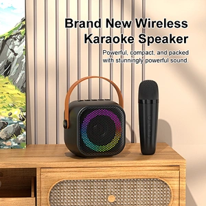 Newest Bluetooth Outdoor Wireless Speaker Smart Gadgets Technology LED Flash Lighting Speaker