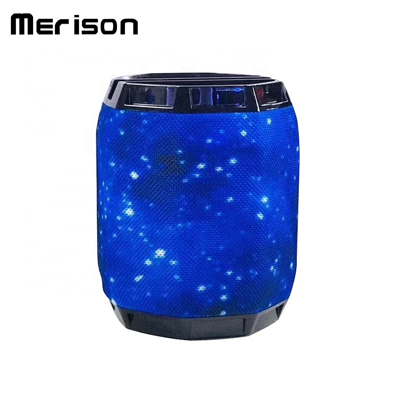 hot oem cheap bluetooth boosted directional mini speaker lamp with LED colorful lights