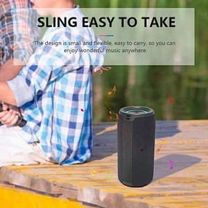 MB-395B 5w ipx5 Mini Small Portable Waterproof Outdoor Motorcycle Wireless Bluetooth Speaker with RGB light