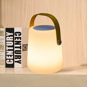 High Quality Outdoor Camping Multifunctional Portable Colorful Speaker Light Bedside Stereo Sound Surround Speaker Light
