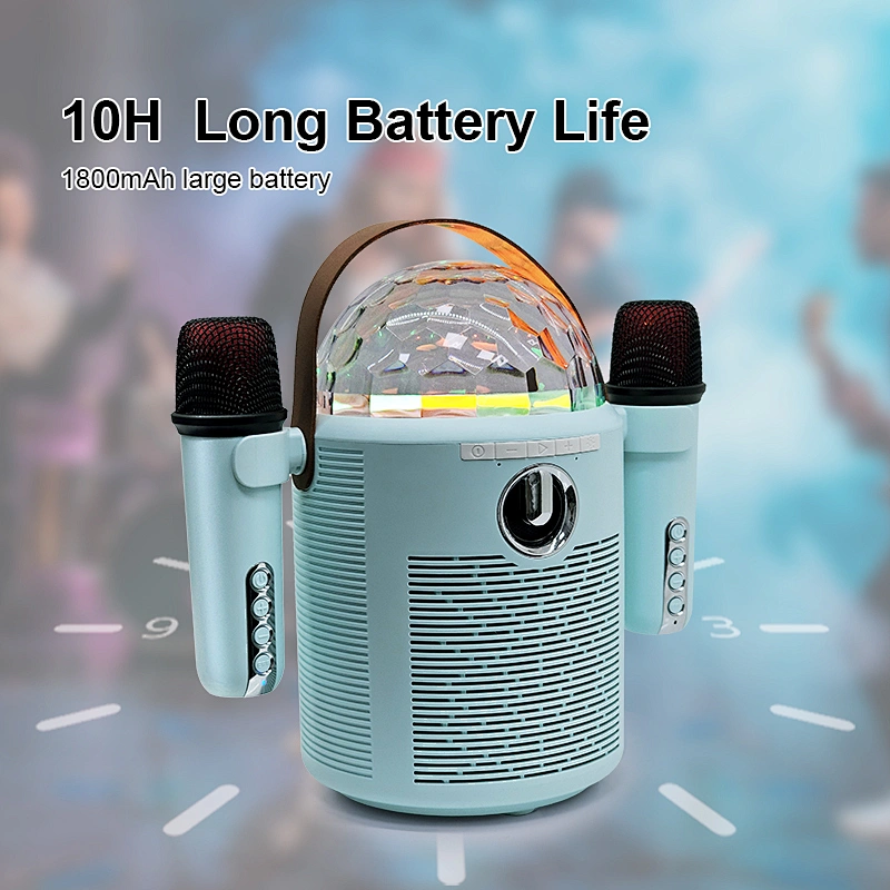 New Tws Creative Wireless Speaker Led Colorful Lights Atmosphere Star Christmas Gift Bluetooth Speaker