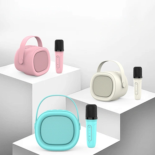 Wholesale Family Karaoke Party Mini Multifunctional Intelligent Wireless Speaker with Microphone