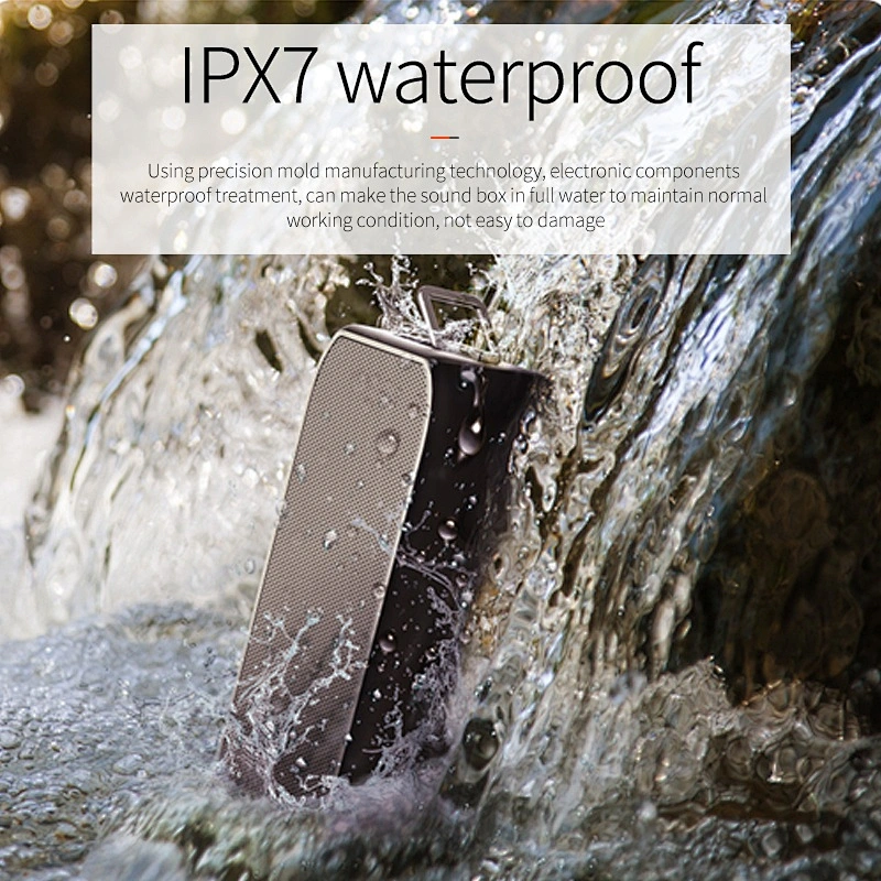 Portable Outdoor Stereo 10w Underwater Waterproof Wireless ipx-7 Bluetooth Speaker