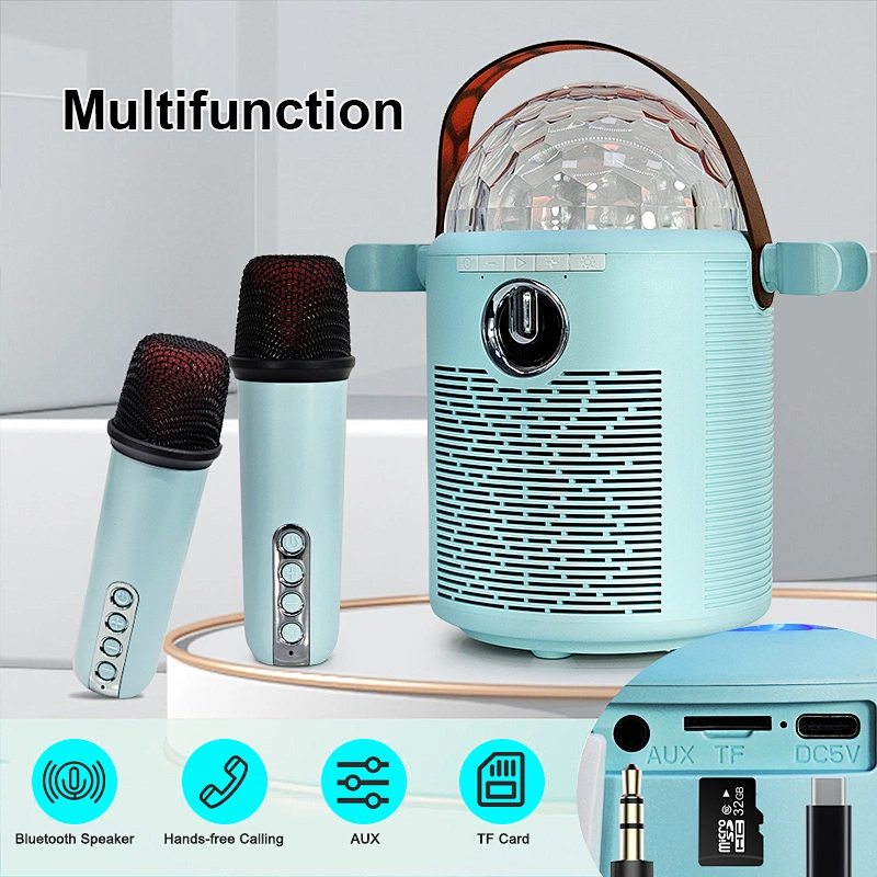 New Tws Creative Wireless Speaker Led Colorful Lights Atmosphere Star Christmas Gift Bluetooth Speaker