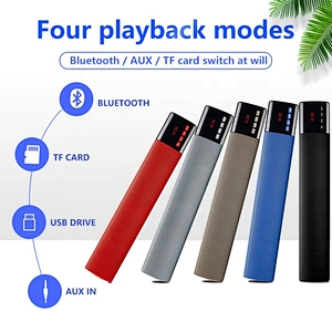portable rechargeable battery woofer outdoor long bluetooth mp3 radio speaker