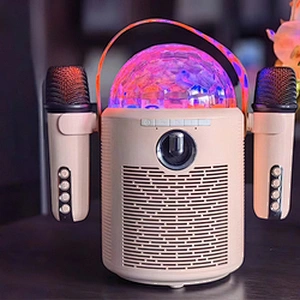 New Tws Creative Wireless Speaker Led Colorful Lights Atmosphere Star Christmas Gift Bluetooth Speaker