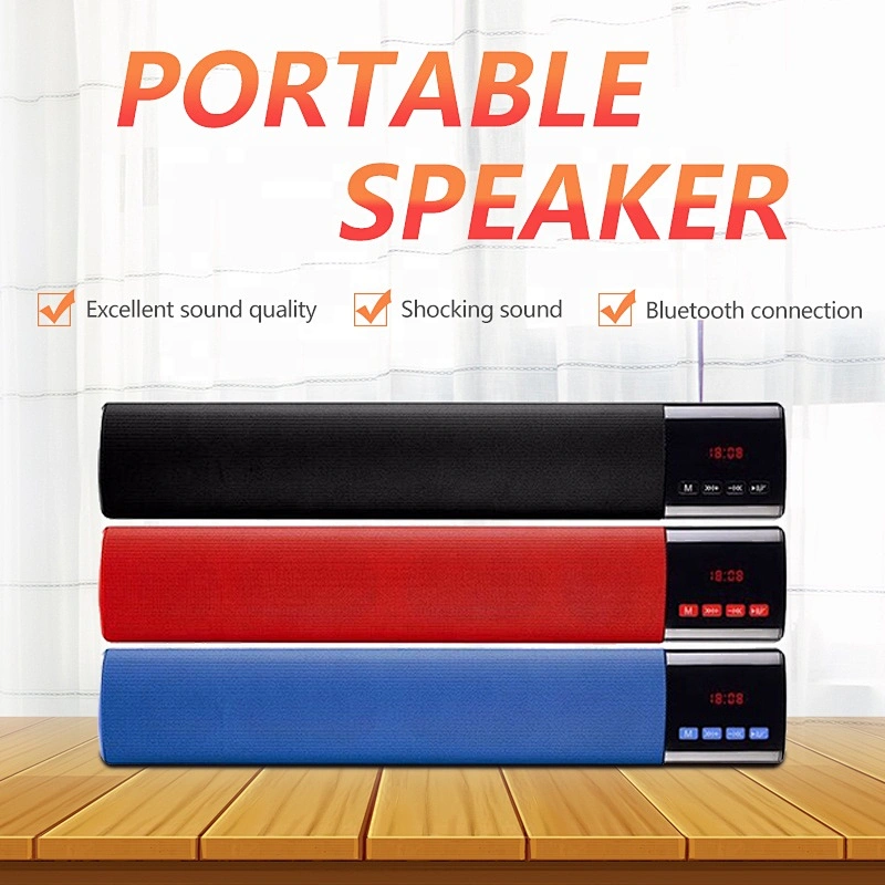 portable rechargeable battery woofer outdoor long bluetooth mp3 radio speaker