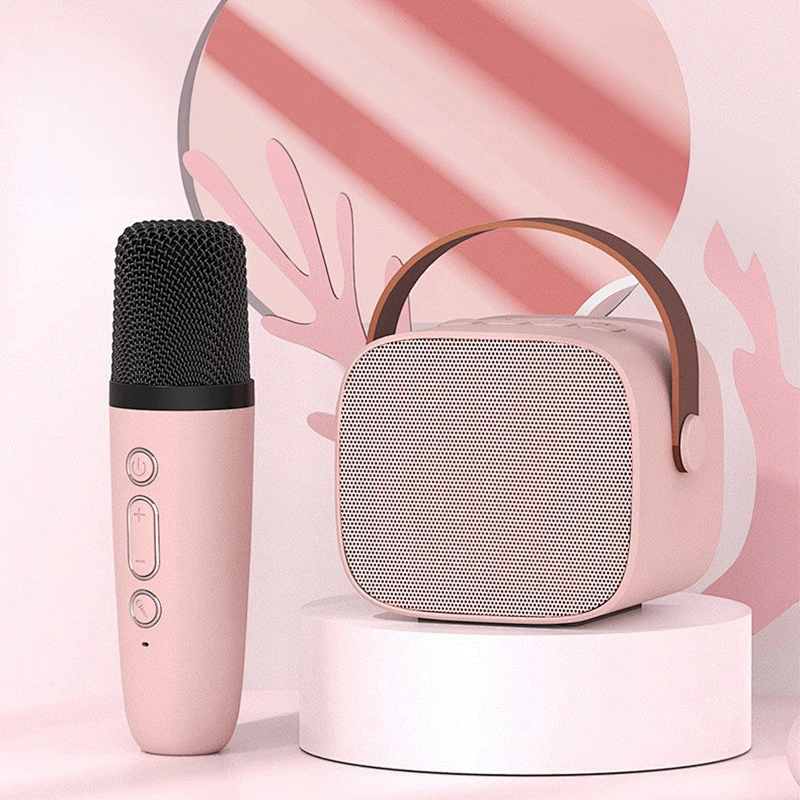 Mini Portable Microphone Audio integrated Microphone Home singing Karaoke Family Wireless BT Outdoor Portable Speaker