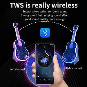Portable Rechargeable Bluetooth Guitar Speaker Professional Musical Instrument Audio Guitar Amplifier PA Karaoke Speaker