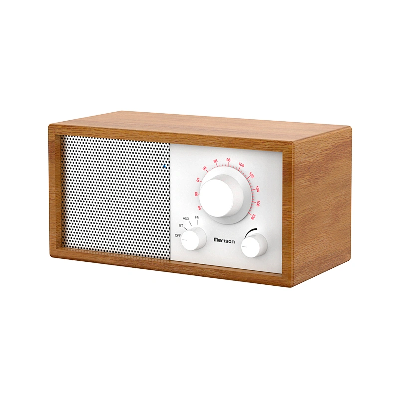 2024 Portable BT Portable Mini Speaker Bass Loud Sound Hifi Music Bluetooth 2 Inch Wooden Outdoor Portable Speaker Active TWS