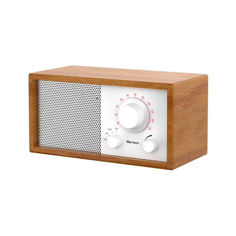 2024 New Exclusive Mold Wooden Bluetooth Speaker BT FM Radio Vintage Style Wonderful Music Wireless Speaker