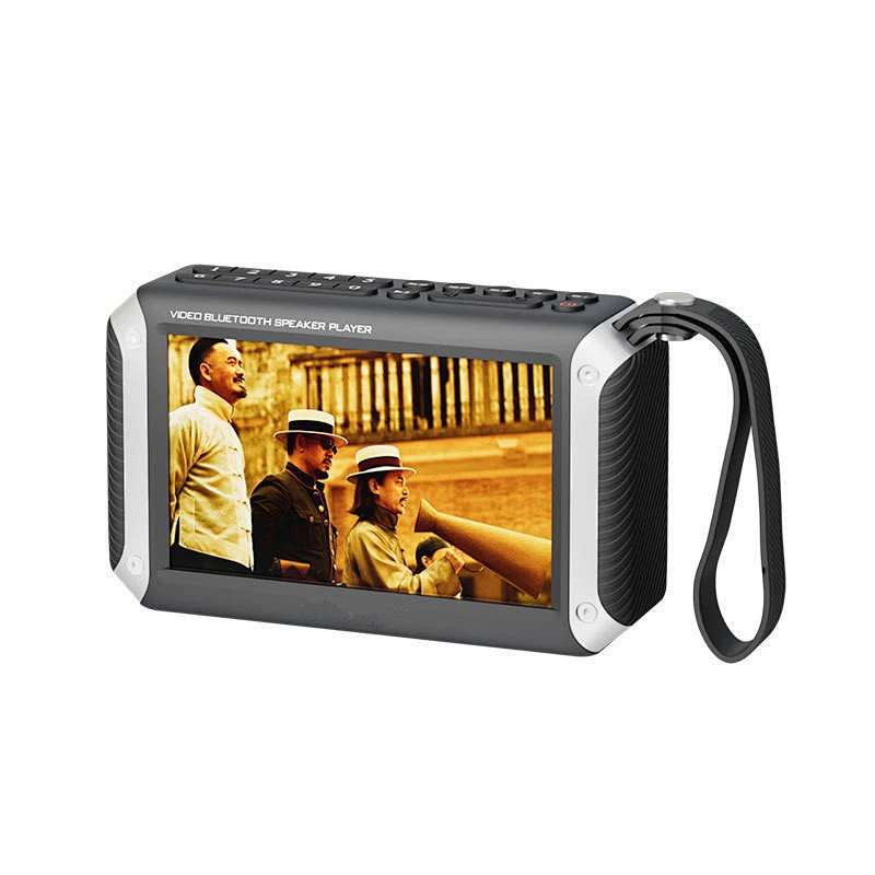 Portable 4.3 inch Touchable LCD Screen Multifunction Radio Multi-band HF AM FM Wireless Radio Bass Bluetooth Speakers