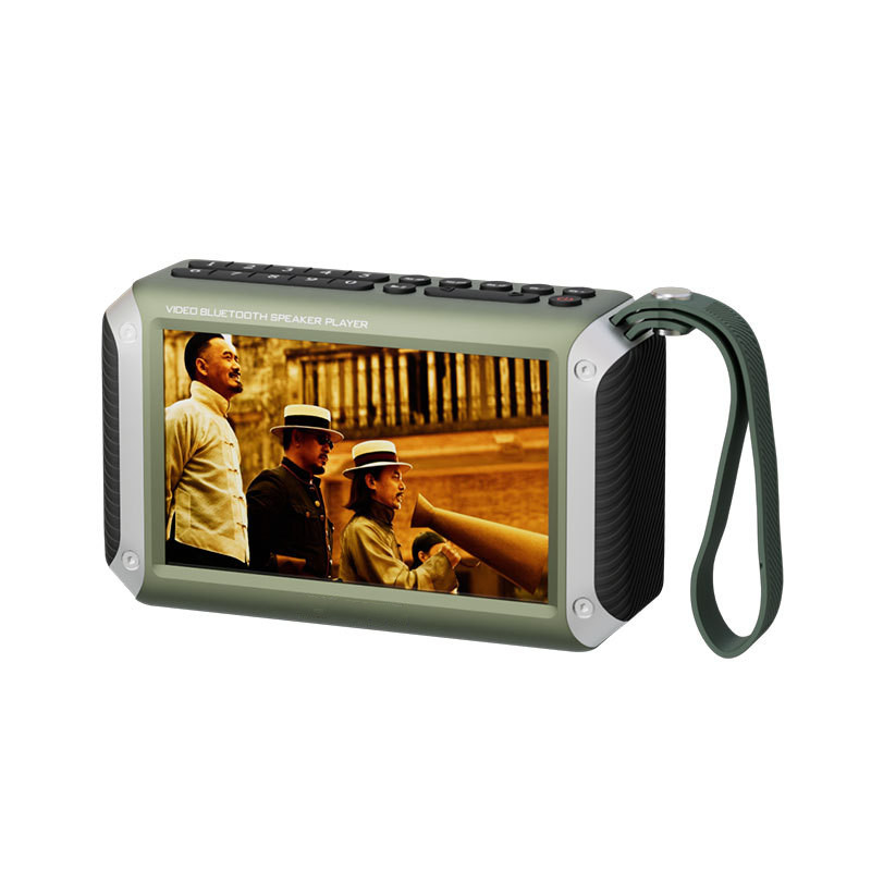 Portable 4.3 inch Touchable LCD Screen Multifunction Radio Multi-band HF AM FM Wireless Radio Bass Bluetooth Speakers