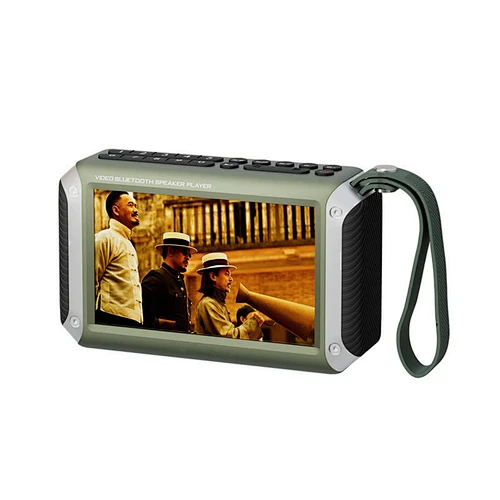 Portable 4.3 inch Touchable LCD Screen Multifunction Radio Multi-band HF AM FM Wireless Radio Bass Bluetooth Speakers