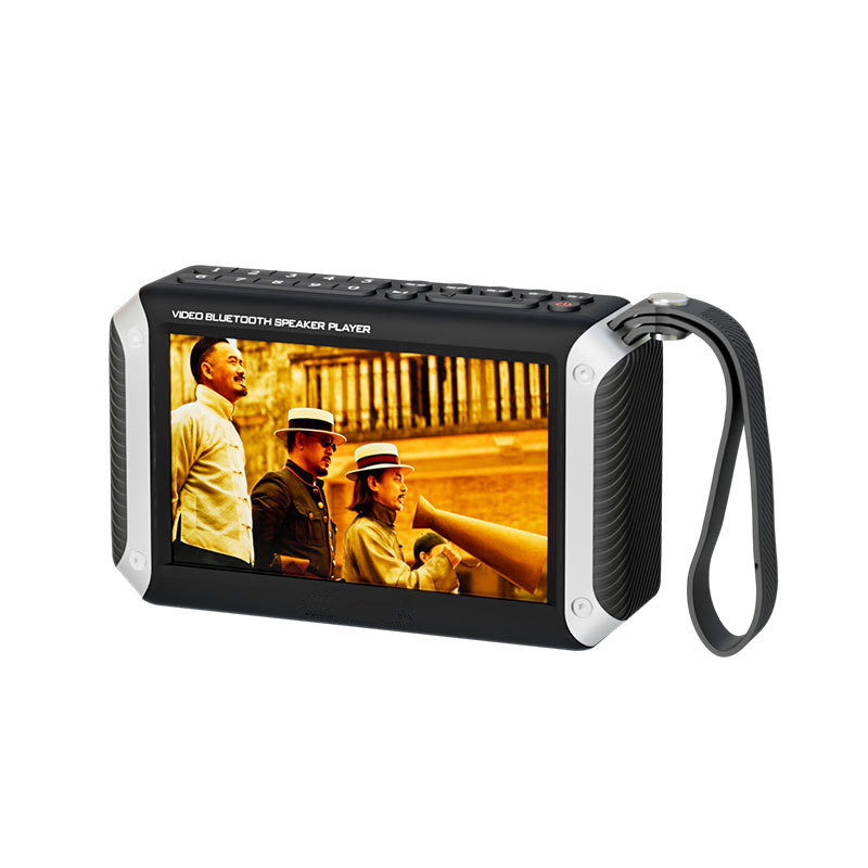 Portable 7 inch Touchable LCD Screen Radio Multi-band HF AM FM Wireless Radio Bass Bluetooth Speaker