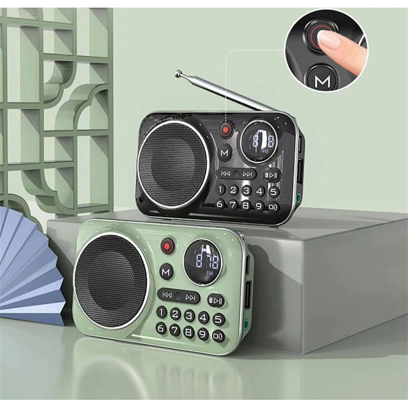 Factory Price Mini Speaker Portable Wireless BT 5.0  Bluetooth Speaker With FM Radio Recording