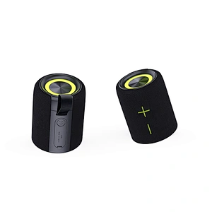 OEM 2-in-1 Dual Speaker 40W Long Standby Detachable Outdoor Waterproof IPX5 Fabric Bluetooth Portable Speaker