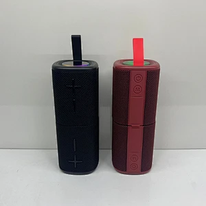 High Quality Portable Audio Player/Speaker RGB Lights Separate Bass 3D Surround Mini Size Loud Sound for Outdoor AUX Plastic