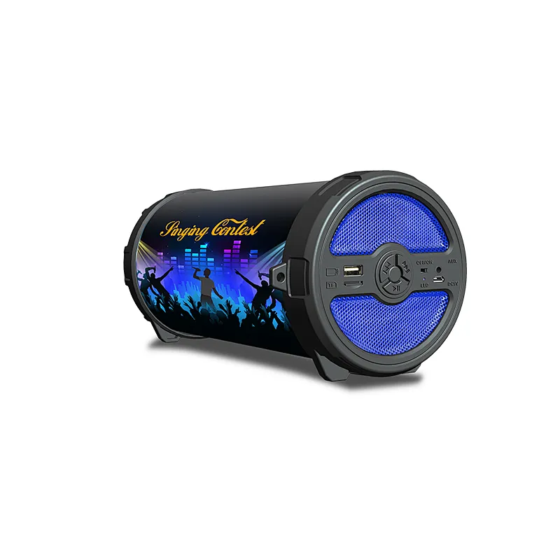 Customizable Logo Outdoor Portable Wireless Karaoke Audio Home Theatre System 10W Sound Bluetooth Speaker