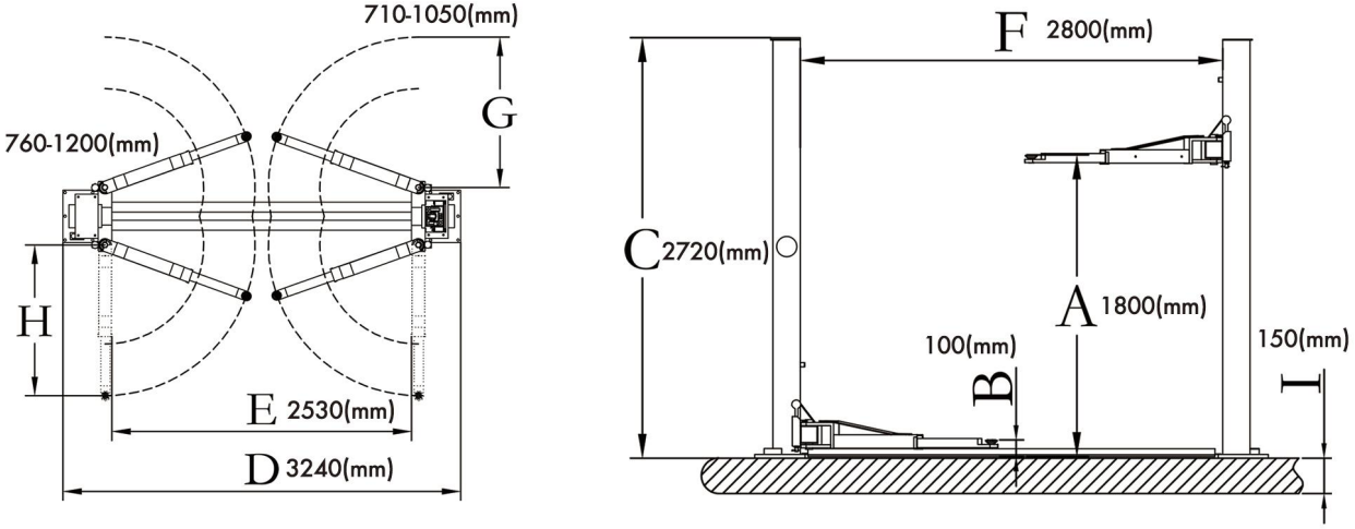 9000 lbs category Car Lift