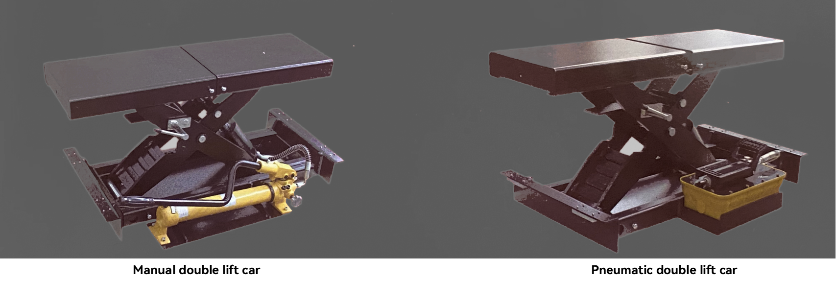 Four post car lift Overall Dimension