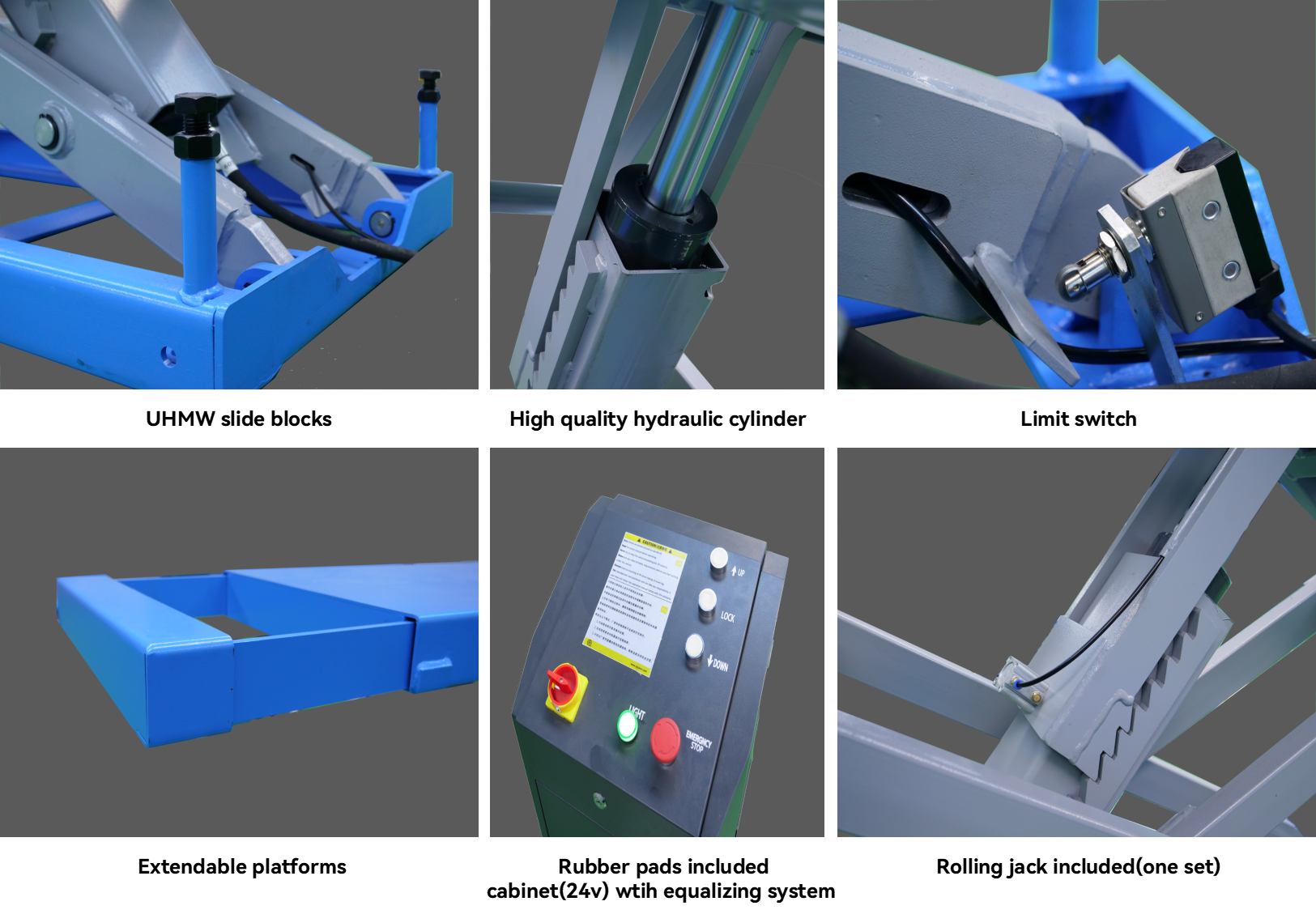 Underground Scissor lift Features