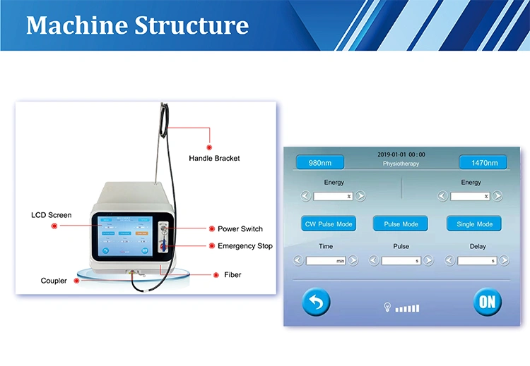 980nm1470nm diode laser machine