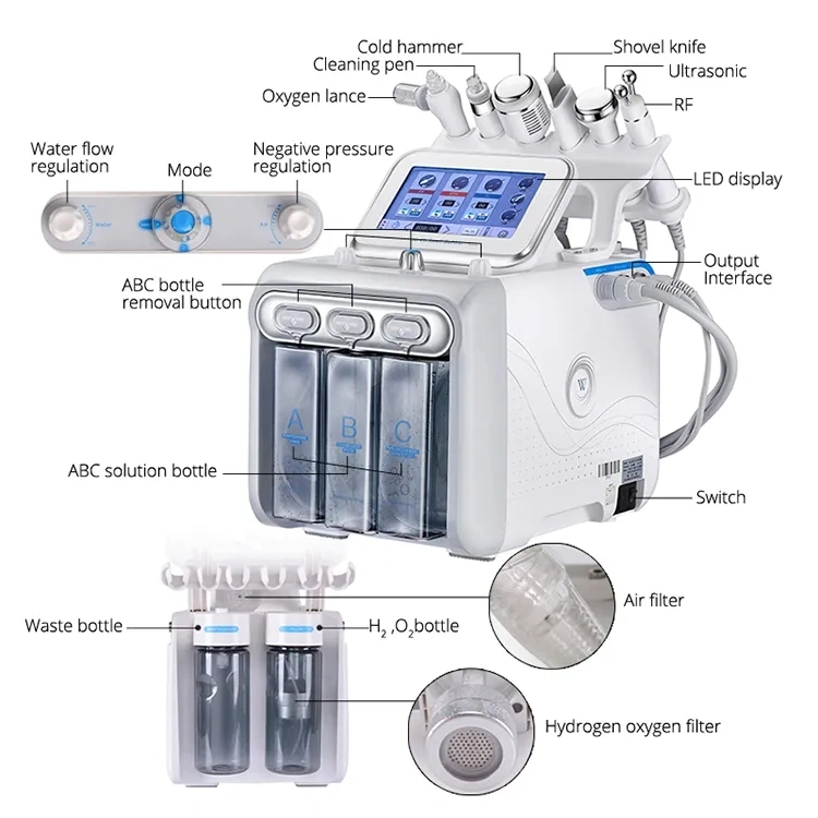 6 in 1 hydro facial machine