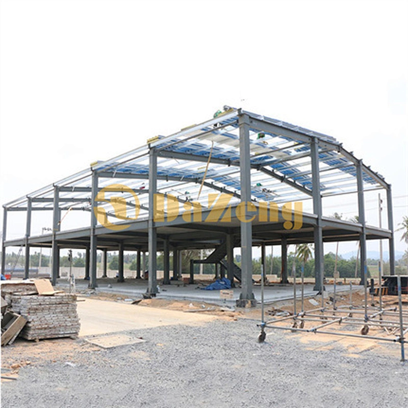 Mordern Prefab House Galvanised Main Steel Structure Pre-engineered Storage Building Logistics Prefabricated Warehouse