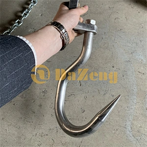 Cattle Abttattoir Equipment Carcass Slaughter Processing Lifting Work Pulley Hooks