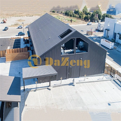 Mordern Prefab House Galvanised Main Steel Structure Pre-engineered Storage Building Logistics Prefabricated Warehouse