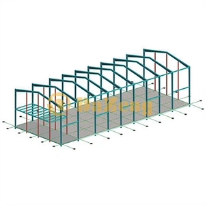 Mordern Prefab House Galvanised Main Steel Structure Pre-engineered Storage Building Logistics Prefabricated Warehouse