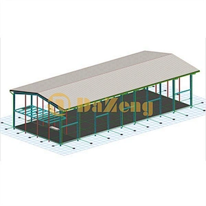 Mordern Prefab House Galvanised Main Steel Structure Pre-engineered Storage Building Logistics Prefabricated Warehouse